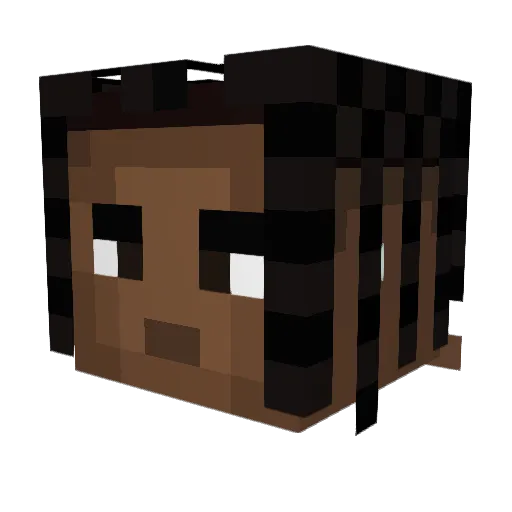 miraco77 Minecraft avatar head, 3D render