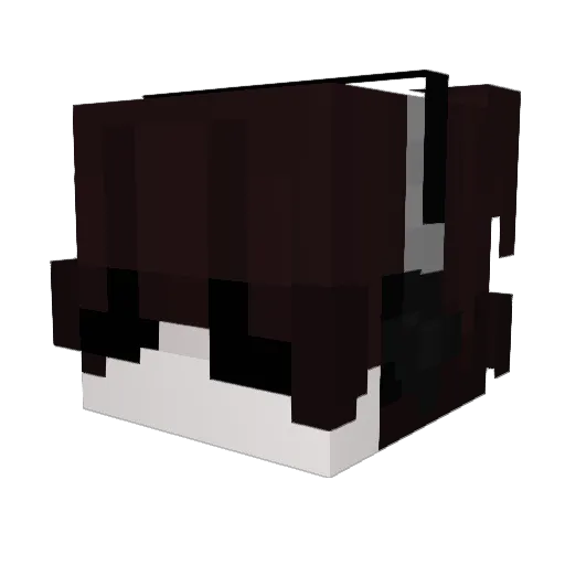 miraflores Minecraft avatar head, 3D render