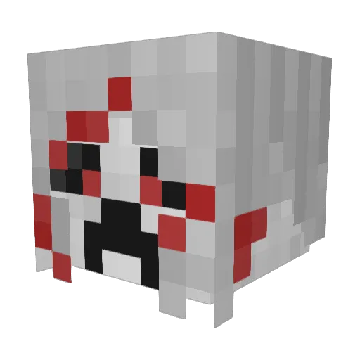 mirag_e Minecraft avatar head, 3D render