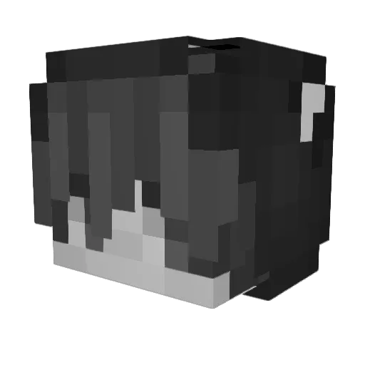 mirai_elias Minecraft avatar head, 3D render