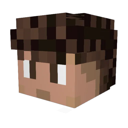 miralles2003 Minecraft avatar head, 3D render