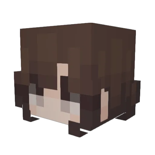 mirarmiko Minecraft avatar head, 3D render