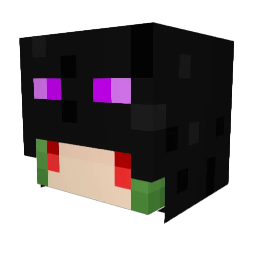 miratayu Minecraft avatar head, 3D render