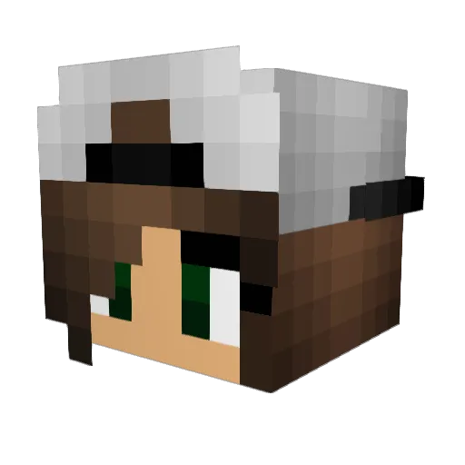 miriam101 Minecraft avatar head, 3D render