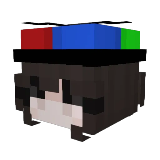 mirimimimi Minecraft avatar head, 3D render