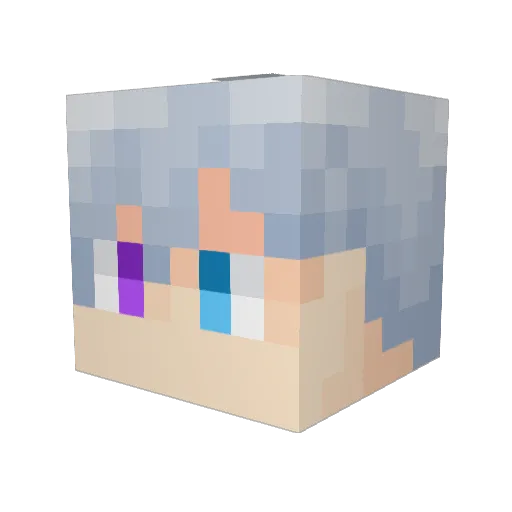 mirimiri0324 Minecraft avatar head, 3D render