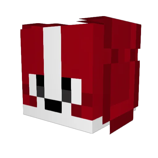 mirindow Minecraft avatar head, 3D render