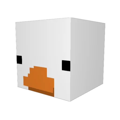 mirinotsus Minecraft avatar head, 3D render
