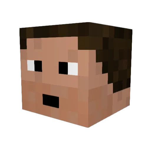mirko123456 Minecraft avatar head, 3D render