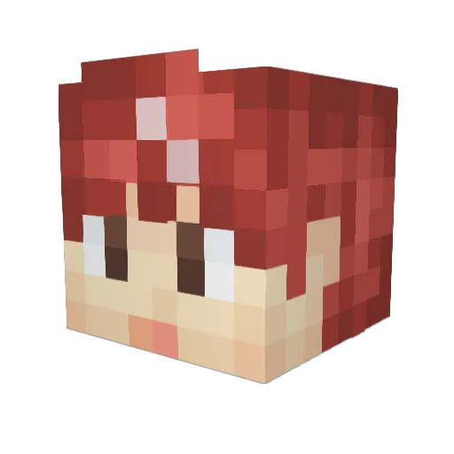 miro3664 Minecraft avatar head, 3D render