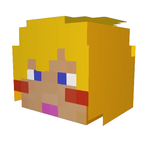 miro367 Minecraft avatar head, 3D render