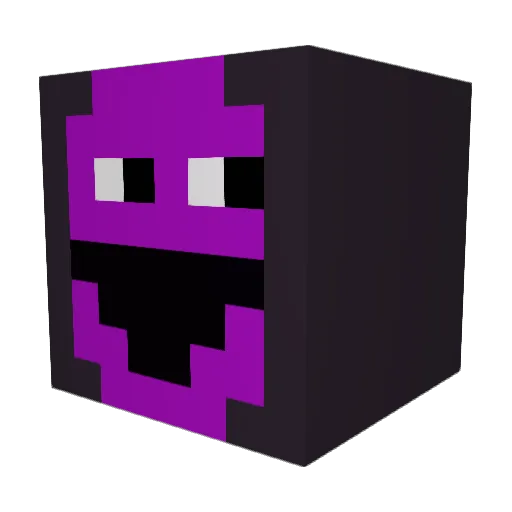 miro407 Minecraft avatar head, 3D render