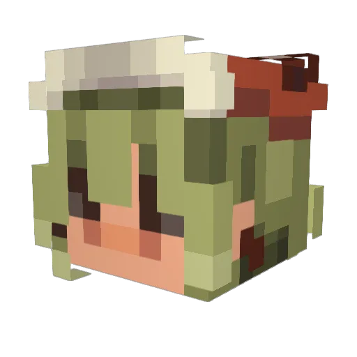 miro_goorj Minecraft avatar head, 3D render