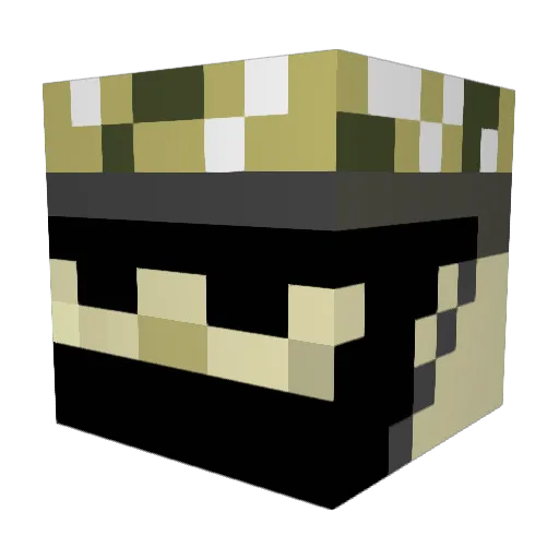 mirostar2 Minecraft avatar head, 3D render