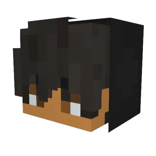 mirpedd Minecraft avatar head, 3D render