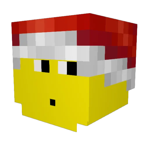 mirr2456 Minecraft avatar head, 3D render