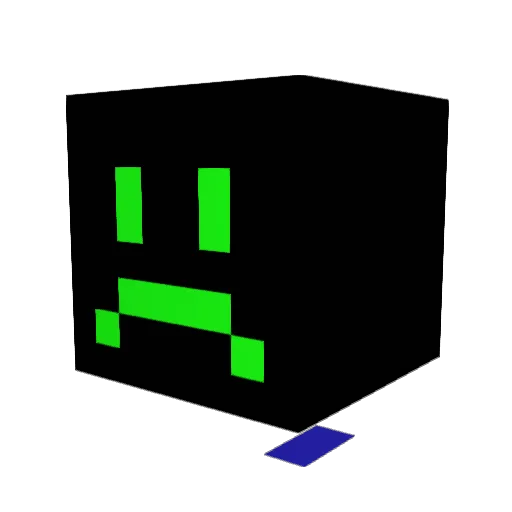 mirrepanda Minecraft avatar head, 3D render