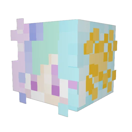 mirrorhailey Minecraft avatar head, 3D render
