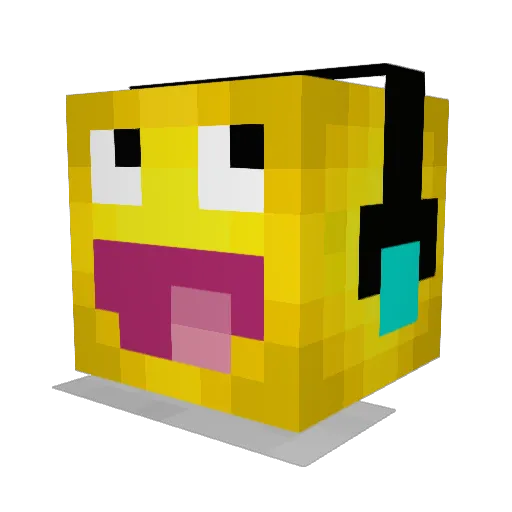 mirsadboy Minecraft avatar head, 3D render