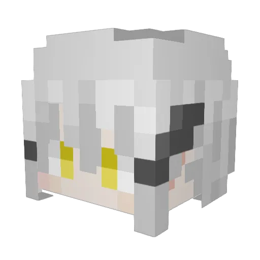miruku0965 Minecraft avatar head, 3D render
