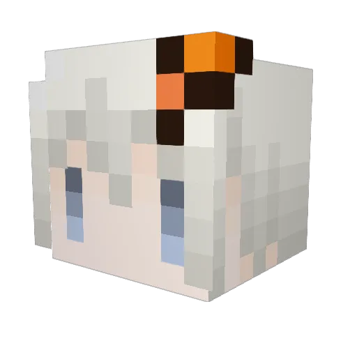 miry818 Minecraft avatar head, 3D render