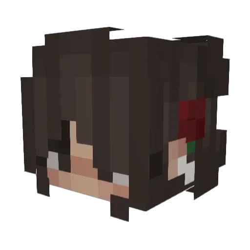 miryanc Minecraft avatar head, 3D render