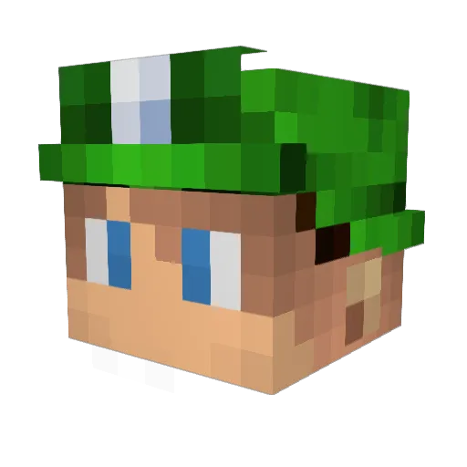 misaca15 Minecraft avatar head, 3D render