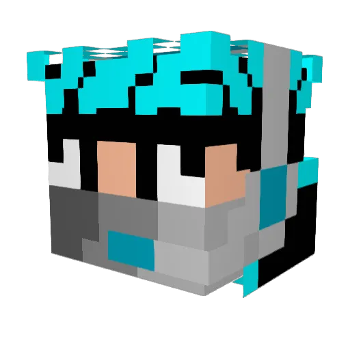 misaelectro79 Minecraft avatar head, 3D render