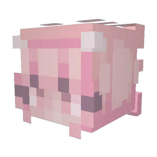 misajarjarbinks Minecraft avatar head, 3D render