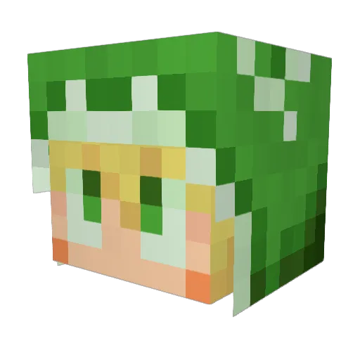 misaka5963 Minecraft avatar head, 3D render