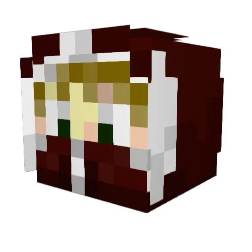 misaki315 Minecraft avatar head, 3D render