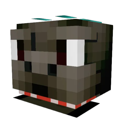 misan993 Minecraft avatar head, 3D render