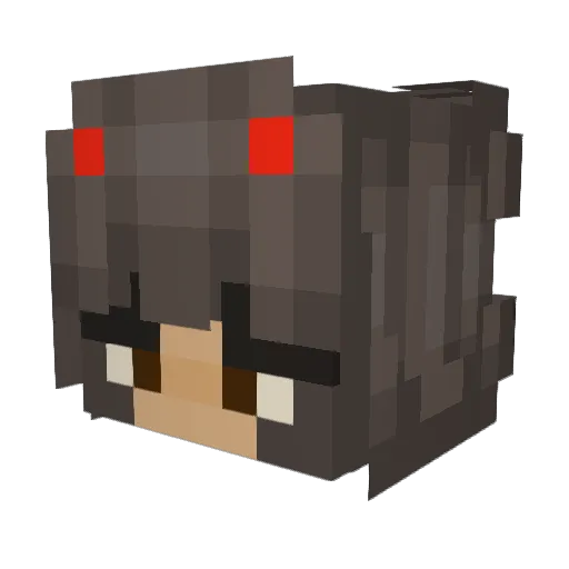 misani_ Minecraft avatar head, 3D render
