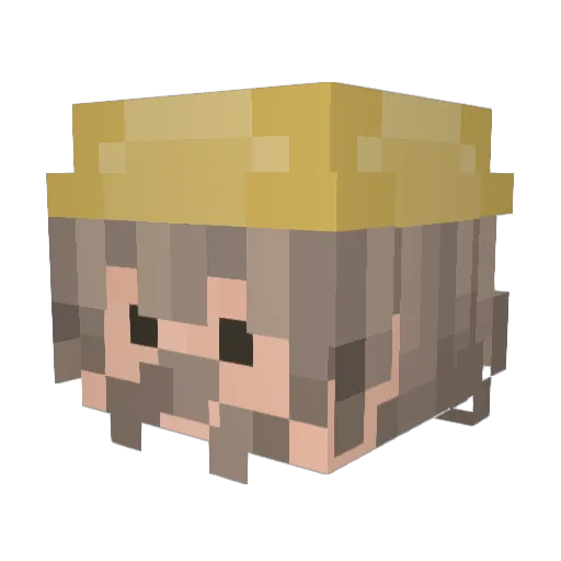 mischief701 Minecraft avatar head, 3D render