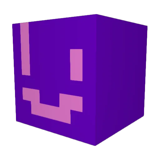 mischley Minecraft avatar head, 3D render