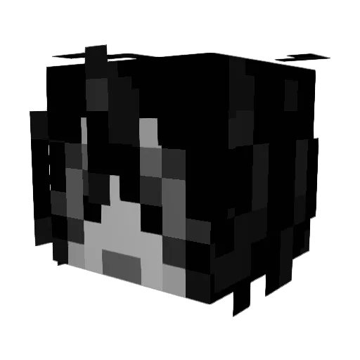 misclik Minecraft avatar head, 3D render