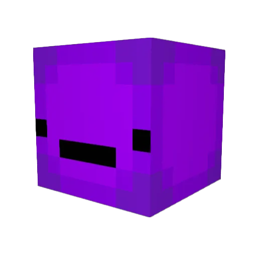 miscular Minecraft avatar head, 3D render