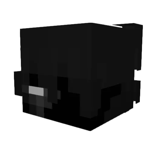 misdating Minecraft avatar head, 3D render