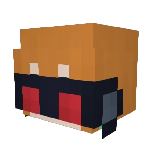 misdemeanorsss Minecraft avatar head, 3D render