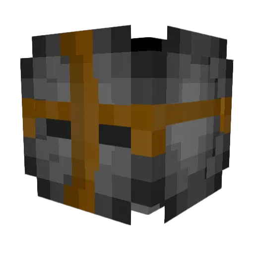 miselfofcourrs Minecraft avatar head, 3D render