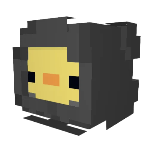miselh5 Minecraft avatar head, 3D render