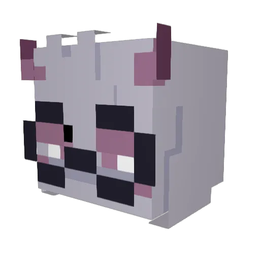 miserableboy Minecraft avatar head, 3D render