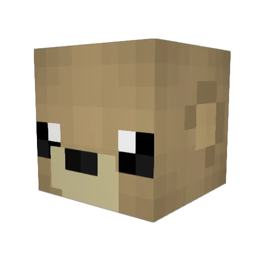 misery927 Minecraft avatar head, 3D render
