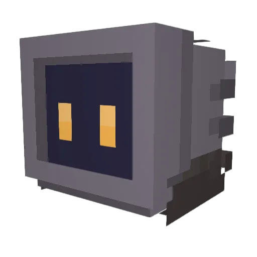 misfitizz Minecraft avatar head, 3D render