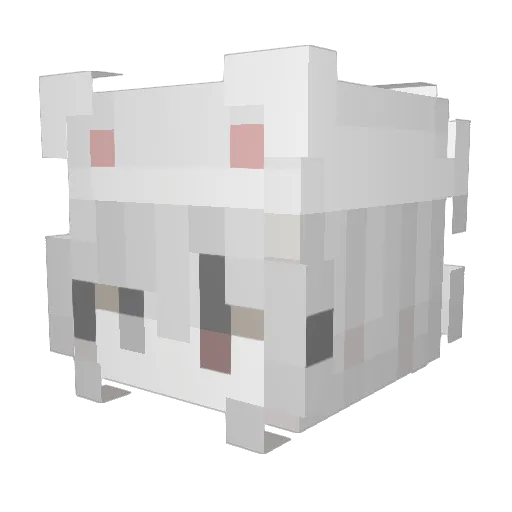 mishcuy Minecraft avatar head, 3D render