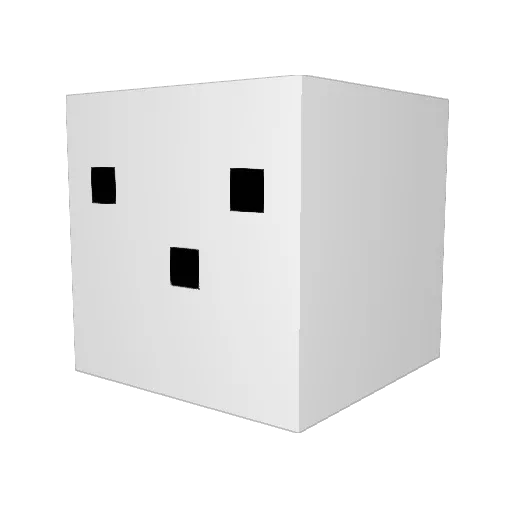 mishii341 Minecraft avatar head, 3D render