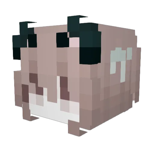 mishmarc Minecraft avatar head, 3D render