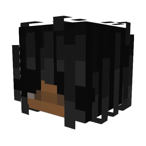 mishrelle Minecraft avatar head, 3D render