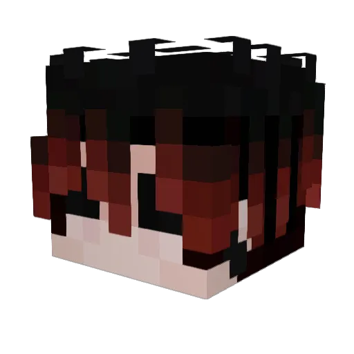 mishulkas Minecraft avatar head, 3D render