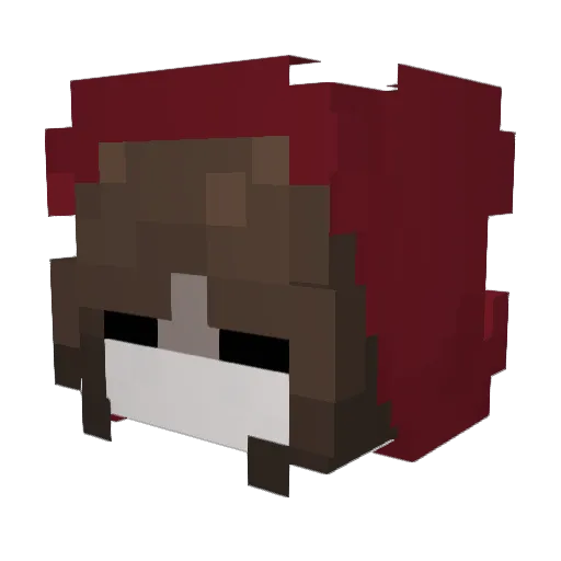 misiakoo817 Minecraft avatar head, 3D render